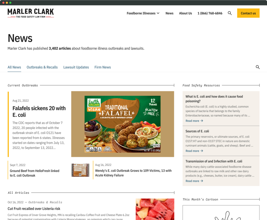 Marler clark news
