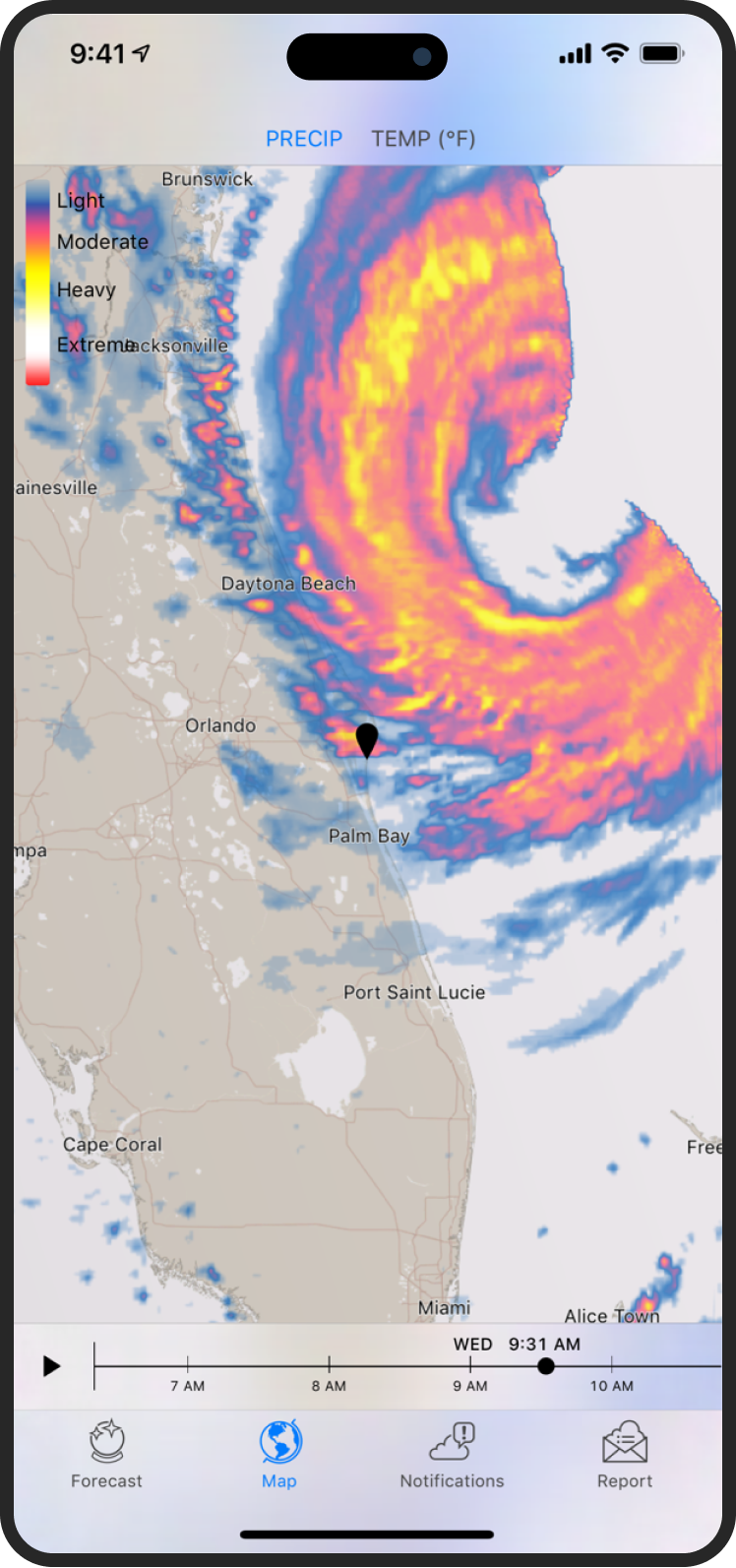 Darks sky radar